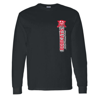 Bobcats Vertical - Heavy Cotton 100% Cotton Long Sleeve T Shirt Thumbnail