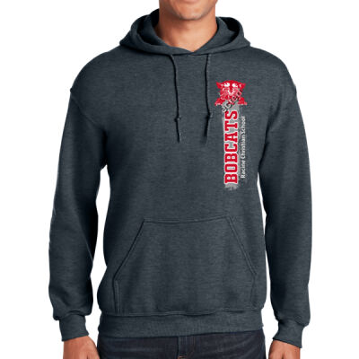 Bobcats Vertical - Heavy Blend Hooded Sweatshirt Thumbnail