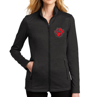 RCS Paw Print - Ladies Collective Striated Fleece Jacket Thumbnail