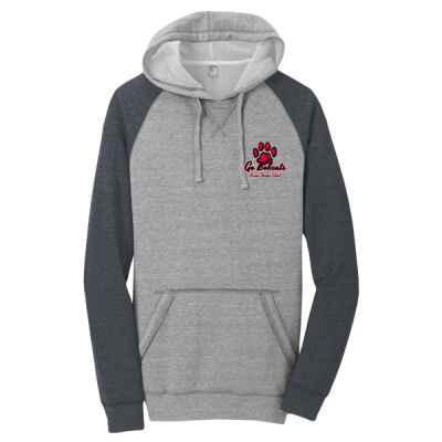 Go Bobcats - Young Mens Lightweight Fleece Raglan Hoodie Thumbnail