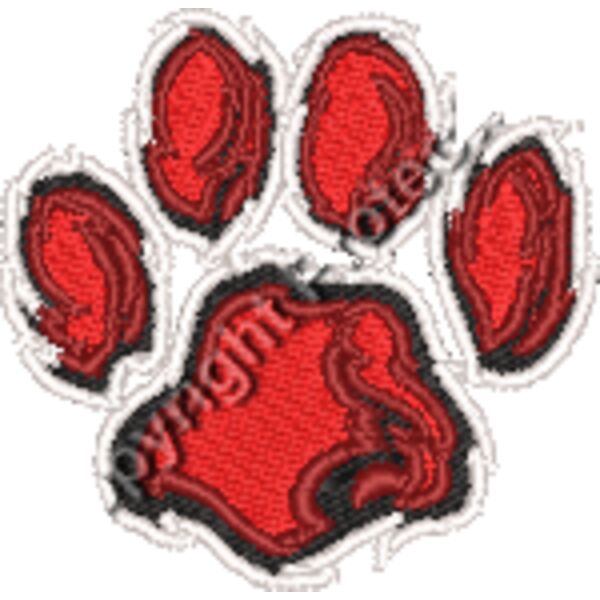 RCS Paw Print Embroidered Logo Thumbnail